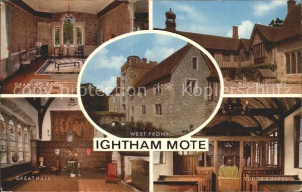 Ightham Sevenoaks Ightham Mote Courtyard Great Hall Chape