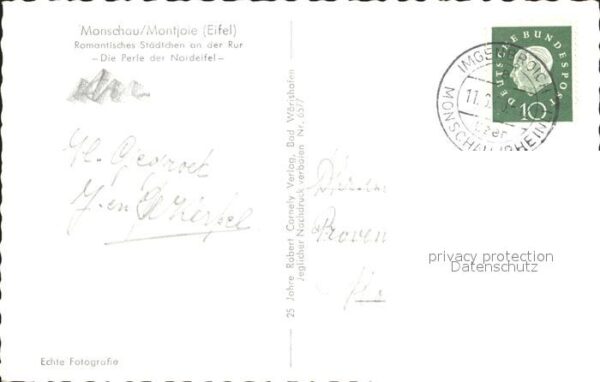 Monschau Gesamtansicht mit Burg Perle der Nordei – Bild 2