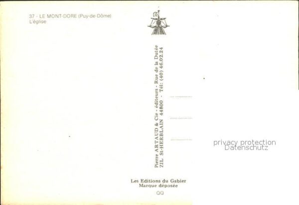 Le Mont-Dore Puy de Dome Eglise – Bild 2