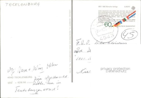 Tecklenburg Innenstadt Fachwerkhäuser Kirche – Bild 2