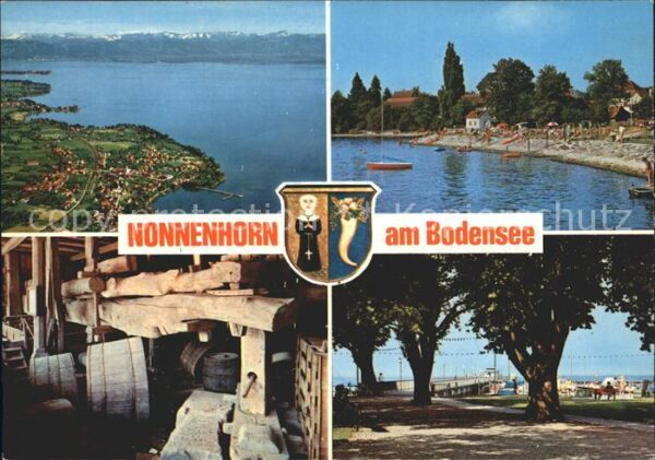 Nonnenhorn Uferpromenade Bootssteg Badestrand Kelt
