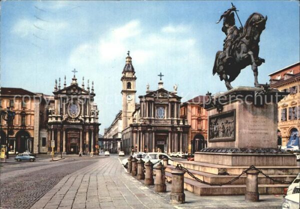 Torino Piazza San Carlo Monumento Denkmal Reit