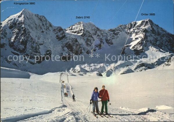 Sulden Solda Schilift unter Ortlergruppe Winterpanor