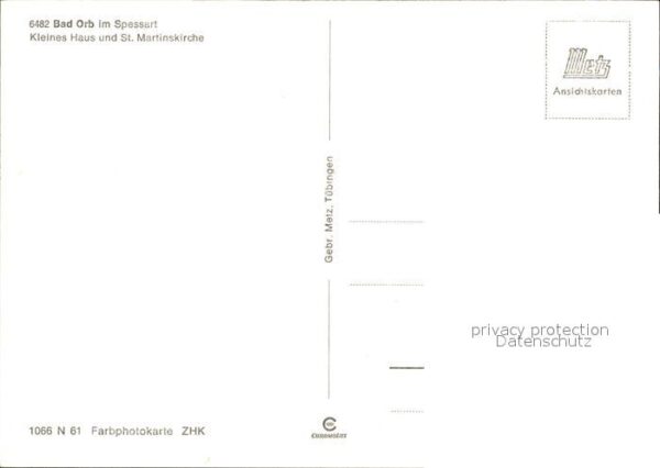 Bad Orb Kleines Haus und St Martinskirche Fachw – Bild 2