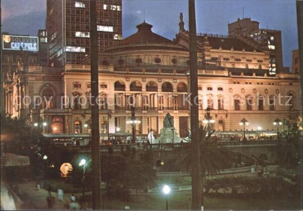 São Paulo Teatro Municipal Monumento