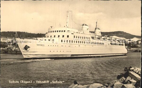 Sassnitz Ostseebad Ruegen Fährschiff Saßnitz