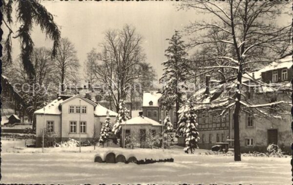 Warmbad Wolkenstein Sanatorium im Winter
