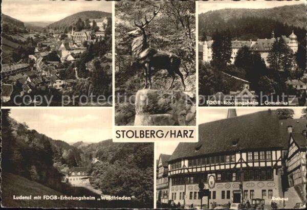 Stolberg Harz Erholungsheim Comenius Ludetal Waldfrie