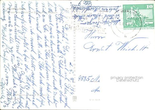 Karl-Marx-Stadt Städtisches Museum versteinerter Wald – Bild 2