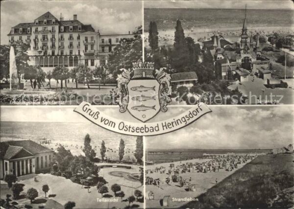 Heringsdorf Ostseebad Usedom Strand Erholungsheim Solidarität