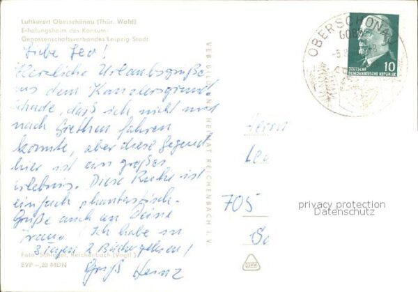 Oberschoenau Thueringen Erholungsheim des Konsum – Bild 2