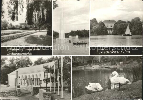 Zwickau Sachsen Schwanenteich Klubhaus Freilichtbühne