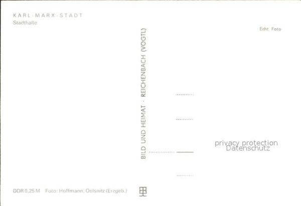 Karl-Marx-Stadt Stadthalle – Bild 2