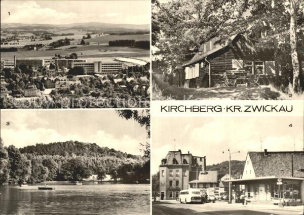 Kirchberg Sachsen Blick vom Borberg Pohlteich Kirchberger