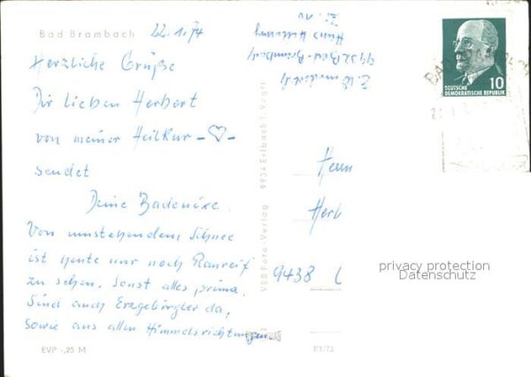 Bad Brambach Vogtland-Haus Joliot Curie Haus Festhal – Bild 2