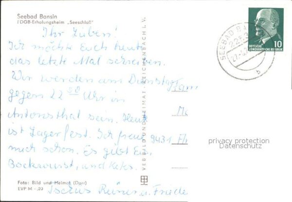Bansin Ostseebad Erholungsheim Seeschloß – Bild 2