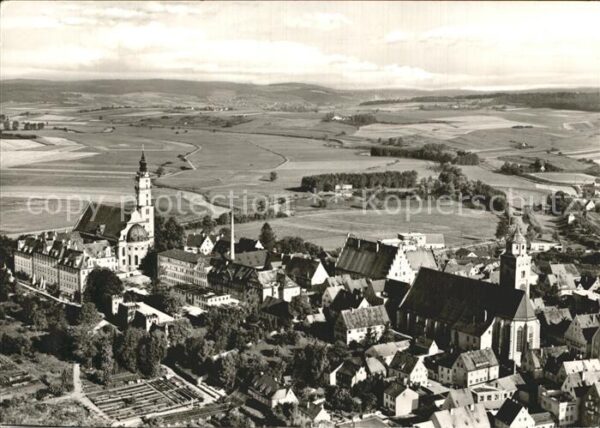 Donauwoerth Heilig-Kreuz und Pfarrkirche Fliegerauf