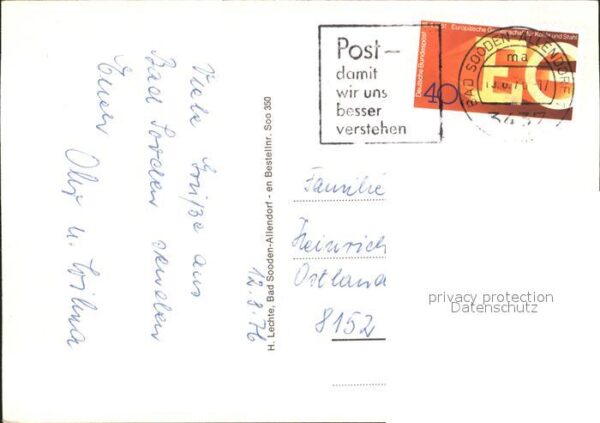 Allendorf Bad Sooden Haus Erika Ursula Johanna Pension-Milde – Bild 2