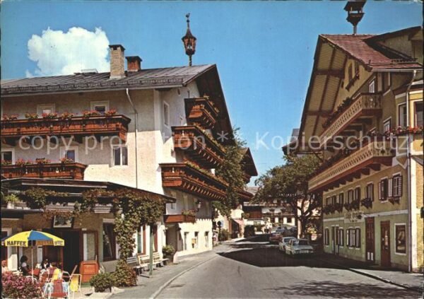 Kaprun Strassenpartie Restaurant Orgler Hotel