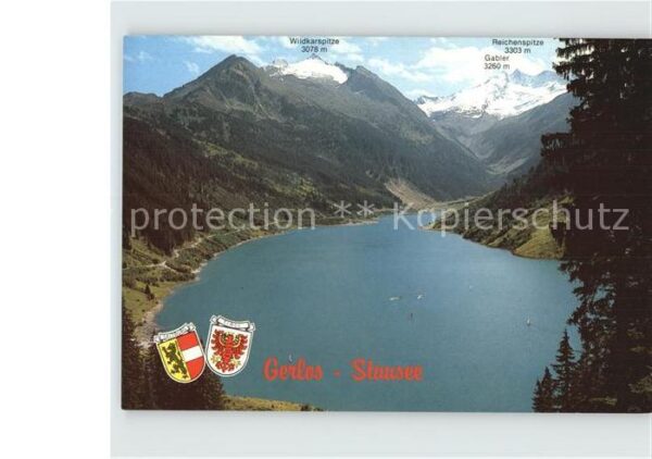 Gerlos Stausee Wildkarspitze