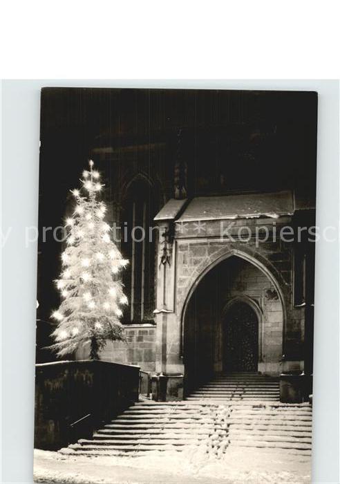 Tuebingen Stiftskirche zu Weihnachten