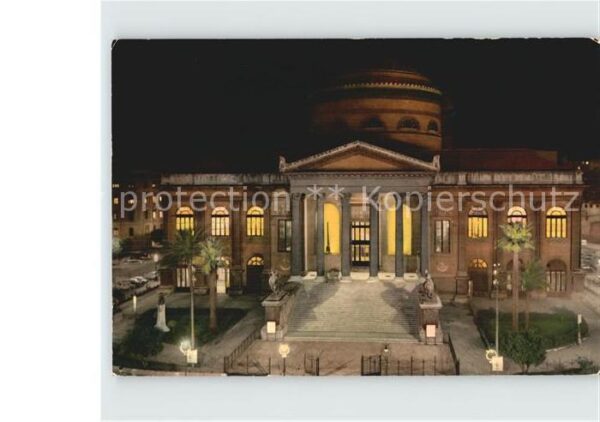 Palermo Sicilia Theatro Massimo Notturno