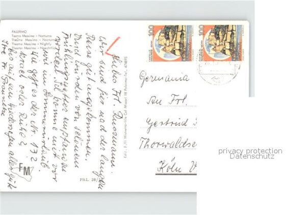 Palermo Sicilia Theatro Massimo Notturno – Bild 2
