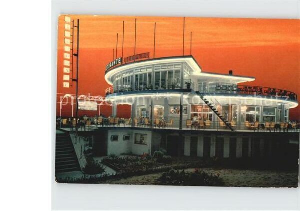 Rimini Strandpavillon bei Nacht