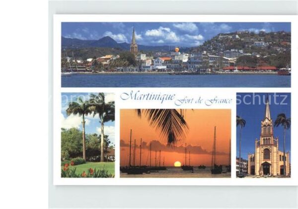 Martinique Baie de Fort de France La Savanne Cathe