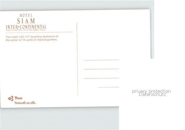 Bangkok Hotel Siam Inter-Continental – Bild 2