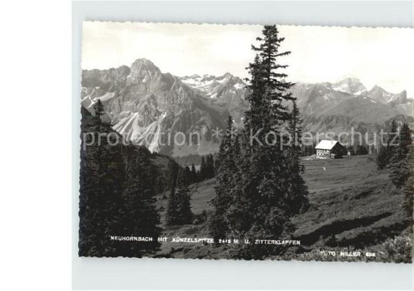 Zillertal Tirol Neuhornbach mit Künzelspitze Zillerklap