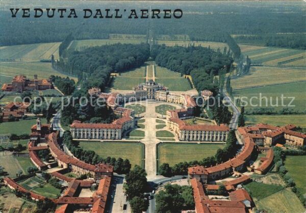 Torino Stupinigi Castle Park Fliegeraufnahme