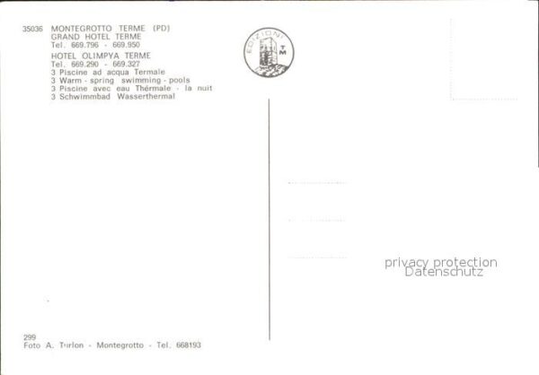 Montegrotto Terme Grand Hotel Olympia Terme – Bild 2