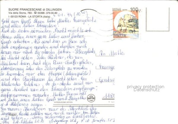 Roma Rom Suore Francescane di Dillingen – Bild 2