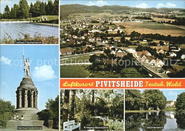 Teutoburgerwald Pivitsheide Hermannsdenkmal Mühlenteich