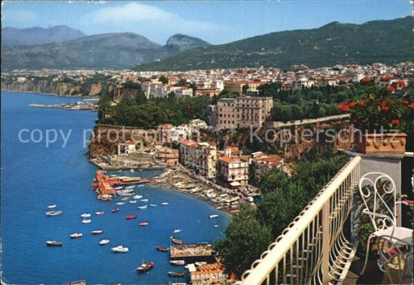 Sorrento Campania Blick auf die Bucht