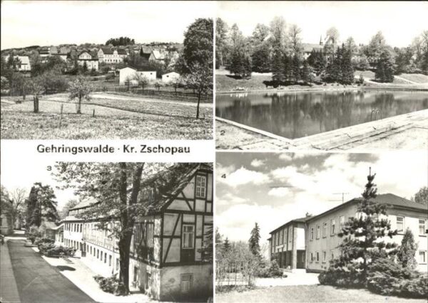 Gehringswalde Teilansicht Freibad Badehaus Schulungsh