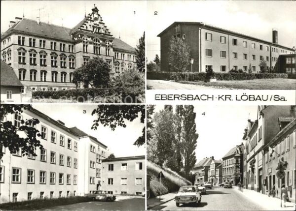 Ebersbach Sachsen Hainschule Wohnheim Anne Frank Bahnhofs