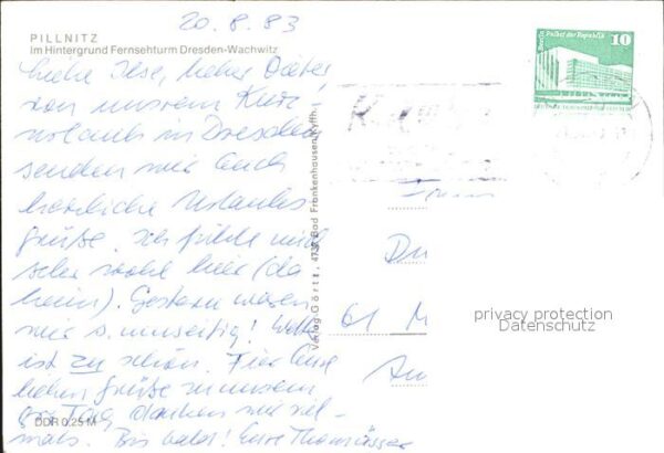 Pillnitz Fernsehturm und Personenschiff – Bild 2
