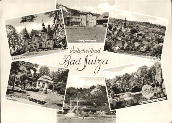 Bad Sulza Wismut Sanatorium Inhalatorium Trinkhal