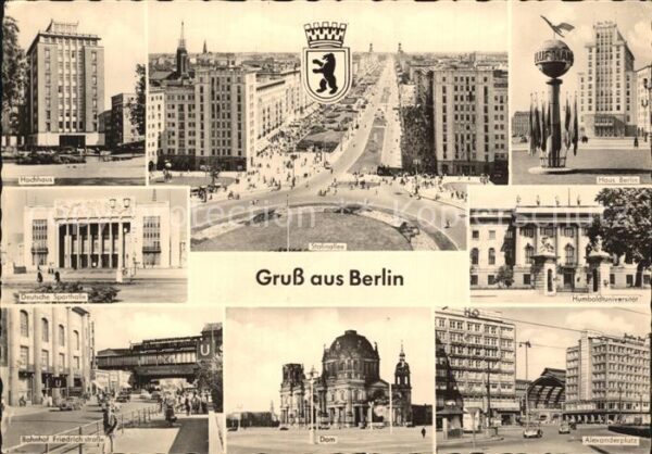 Berlin Hochhaus Bahnhof Friedrichstrasse Alexa