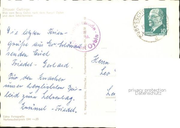 Oybin Blick vom Berg – Bild 2