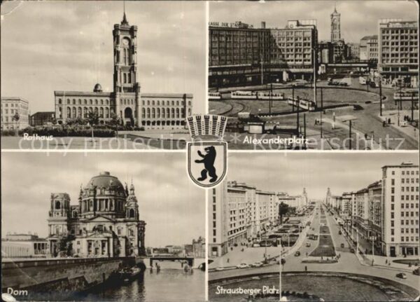 Berlin Alexanderplatz Rathaus Dom Strausberger