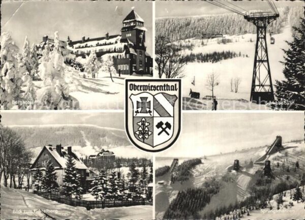 Oberwiesenthal Erzgebirge Schwebebahn Fichtelberg Berghotel Sprun
