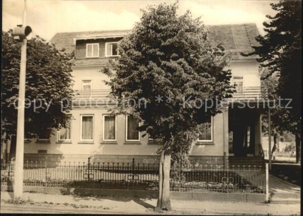 Friedrichroda Erholungsheim Erich Hanstein