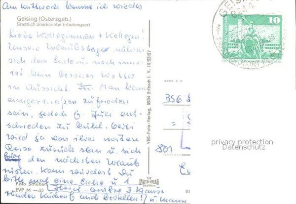 Geising Erzgebirge Teilansicht – Bild 2