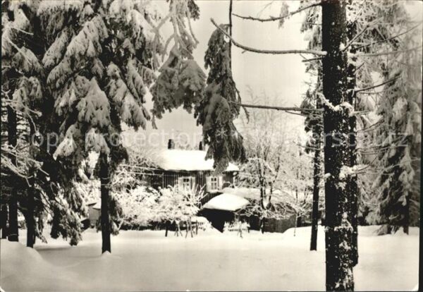 Oberhof Thueringen Waltgaststätte Forsthaus Sattelbach