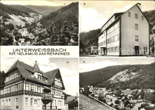Unterweissbach Blick vom Querlitzfelsen Erholungsheim