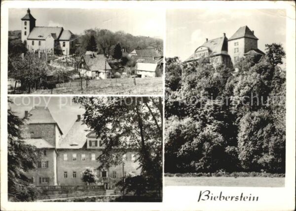 Bieberstein Sachsen Burg Teilansicht