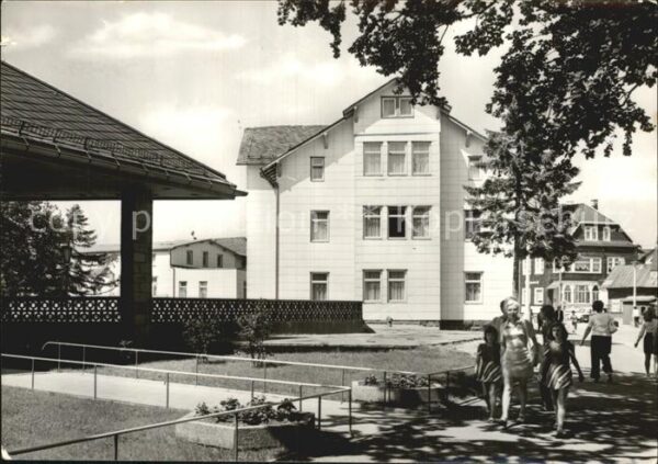 Oberhof Thueringen Richard Eiling Heim Erholungsheim der Z